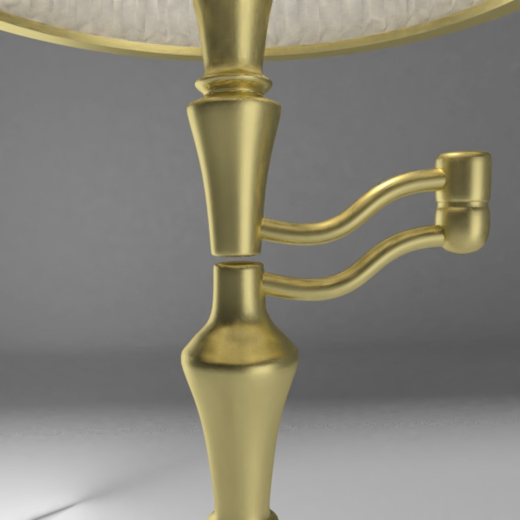 Traditional Swing-Arm Floor Lamp preview image 3